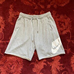 Men’s Gray Nike Sweat Shorts  - Size Medium